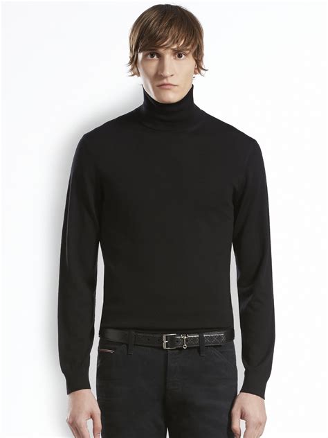 gucci black jumper mens|gucci turtleneck men.